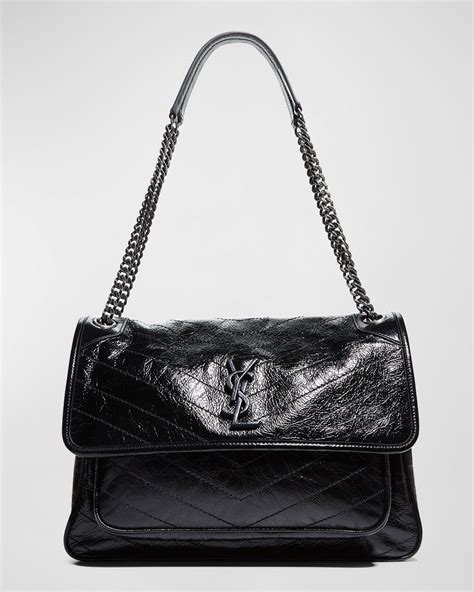 ysl large monogram flap bag|ysl monogram leather satchel bag.